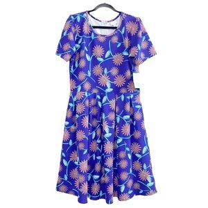 NWT LulaRoe Amelia Floral Dress 2X